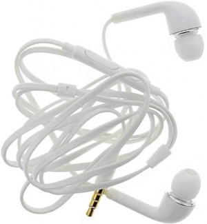 Wired Headset With Mic White